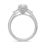 Photo of Canna 1 1/2 ct tw. Lab Grown Diamond Round Solitaire Bridal Set 10K White Gold [BT2125WE-L095]