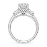 Photo of Canna 1 1/7 ct tw. Lab Grown Diamond Cushion Solitaire Engagement Ring 14K White Gold [BT2117WE-Q095]
