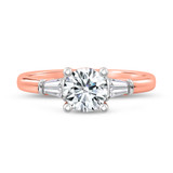 Photo of Canna 2 1/5 ct tw. Lab Grown Round Solitaire Trio Set 10K Rose Gold [BT2125RE-L095]