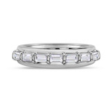 Photo of Canna 2 1/7 ct tw. Lab Grown Diamond Emerald Solitaire Trio Set 10K White Gold [BT2114WM]