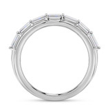 Photo of Canna 2 1/7 ct tw. Lab Grown Diamond Emerald Solitaire Trio Set 10K White Gold [BT2114WM]
