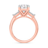 Photo of Canna 2 1/4 ct tw. Lab Grown Diamond Round Solitaire Engagement Ring 10K Rose Gold [BT2126RE-L195]