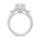 Photo of Canna 2 3/4 ct tw. Lab Grown Diamond Princess Solitaire Bridal Set 14K White Gold [BT2123WE-K195]