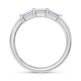 Photo of Canna 3 3/4 ct tw. Lab Grown Diamond Princess Solitaire Trio Set 14K White Gold [BT2115WL]