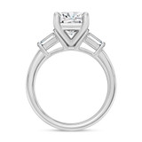 Photo of Canna 2 3/4 ct tw. Lab Grown Diamond Cushion Solitaire Bridal Set 10K White Gold [BT2118WE-Q195]