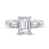Photo of Canna 2 1/4 ct tw. Lab Grown Diamond Emerald Solitaire Engagement Ring 14K White Gold [BT2132WE-N195]