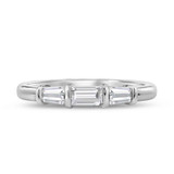 Photo of Canna 4 ct tw. Lab Grown Diamond Princess Solitaire Bridal Set 14K White Gold [BT2116WL]