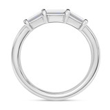 Photo of Canna 5 1/3 ct tw. Lab Grown Diamond Emerald Solitaire Trio Set 10K White Gold [BT2116WL]