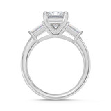 Photo of Canna 2 3/4 ct tw. Lab Grown Diamond Emerald Solitaire Bridal Set 14K White Gold [BT2132WE-N195]
