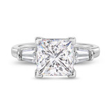 Photo of Canna 3 1/3 ct tw. Lab Grown Diamond Princess Solitaire Engagement Ring 10K White Gold [BT2124WE-K295]