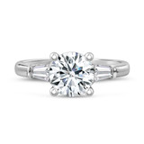 Photo of Canna 3 3/4 ct tw. Lab Grown Diamond Round Solitaire Trio Set 14K White Gold [BT2126WE-L195]