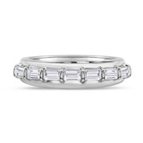 Photo of Canna 3 3/4 ct tw. Lab Grown Diamond Round Solitaire Trio Set 14K White Gold [BT2115WM]