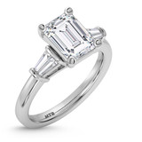 Photo of Canna 3 3/4 ct tw. Lab Grown Diamond Emerald Solitaire Trio Set 10K White Gold [BT2132WE-N195]