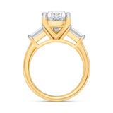 Photo of Canna 3 1/3 ct tw. Lab Grown Diamond Pear Solitaire Engagement Ring 14K Yellow Gold [BT2130YE-M295]