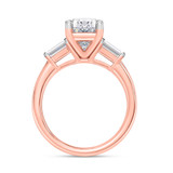 Photo of Canna 3 3/4 ct tw. Lab Grown Diamond Pear Solitaire Trio Set 10K Rose Gold [BT2129RE-M195]