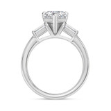 Photo of Canna 1 1/7 ct tw. Lab Grown Diamond Heart Solitaire Engagement Ring 14K White Gold [BT2114WE-W095]