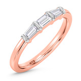 Photo of Canna 3 3/4 ct tw. Lab Grown Diamond Heart Solitaire Trio Set 14K Rose Gold [BT2115RL]