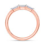Photo of Canna 5/8 ct tw. Lab Grown Diamond Same Sex Ladies Band Set 10K Rose Gold [BT2114RL]