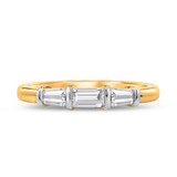 Photo of Canna 1 1/5 ct tw. Lab Grown Diamond Same Sex Ladies Band Set 10K Yellow Gold [BT2116YL]