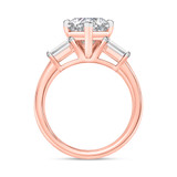 Photo of Canna 2 3/4 ct tw. Lab Grown Diamond Heart Solitaire Bridal Set 10K Rose Gold [BT2115RE-W195]
