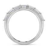 Photo of Canna 2 3/4 ct tw. Lab Grown Diamond Same Sex Mens Band Set 14K White Gold [BT2116WM]