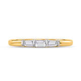 Photo of Canna 5/8 ct tw. Lab Grown Diamond Same Sex Ladies Band Set 10K Yellow Gold [BT2114YL]