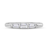 Photo of Canna 1 1/2 ct tw. Lab Grown Diamond Wedding Band Set 14K White Gold [BT2115WL]