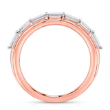 Photo of Canna 1 ct tw. Lab Grown Diamonds Mens Band 10K Rose Gold [BT2115RM]