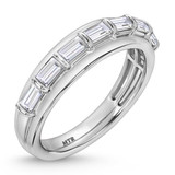 Photo of Canna 3/4 ct tw. Lab Grown Diamonds Mens Band 10K White Gold [BT2114WM]