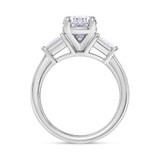 Photo of Canna 2 3/4 ct tw. Lab Grown Diamond Oval Solitaire Bridal Set 10K White Gold [BT2120WE-I195]