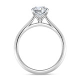 Photo of Jena 1 ct tw. Lab Grown Diamond Round Solitaire Bridal Set 14K White Gold [BT2181WE-C000]