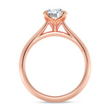 Photo of Jena 1 ct tw. Lab Grown Diamond Round Solitaire Engagement Ring 10K Rose Gold [BT2181RE-C000]