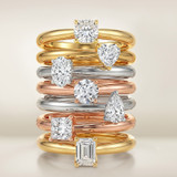 Photo of Jena 3/4 ct tw. Diamond Round Solitaire Engagement Ring 14K Rose Gold [BT2229RE-R070]