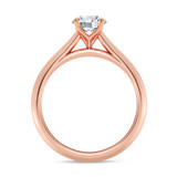 Photo of Jena 3/4 ct tw. Diamond Round Solitaire Engagement Ring 14K Rose Gold [BT2229RE-R070]
