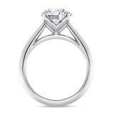 Photo of Jena 2 ct tw. Diamond Round Solitaire Bridal Set 14K White Gold [BT2186WE-R195]