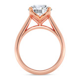 Photo of Jena 3 ct tw. Lab Grown Diamond Round Solitaire Engagement Ring 10K Rose Gold [BT2183RE-L295]