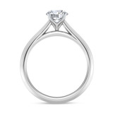 Photo of Jena 3/4 ct tw. Diamond Round Solitaire Engagement Ring 14K White Gold [BT2229WE-R070]