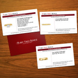 Jena 1 ct tw. Diamond Princess Solitaire Trio Set 10K Yellow Gold