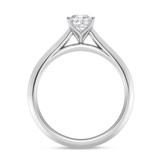 Photo of Jena 1/2 ct tw. Diamond Princess Solitaire Engagement Ring 10K White Gold [BT2188WE-P045]