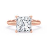 Photo of Jena 3 ct tw. Lab Grown Diamond Princess Solitaire Trio Set 10K Rose Gold [BT2162RE-K295]