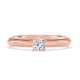 Photo of Jena 1/4 ct tw. Diamond Cushion Solitaire Trio Set 10K Rose Gold [BT2234RE-U023]