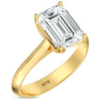 Photo of Jena 3 ct tw. Lab Grown Diamond Emerald Solitaire Trio Set 10K Yellow Gold [BT2172YE-N295]