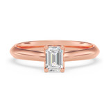 Photo of Jena 1/2 ct tw. Lab Grown Diamond Emerald Solitaire Trio Set 14K Rose Gold [BT1929RE-C000]