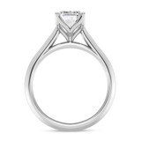Photo of Jena 2 ct tw. Lab Grown Diamond Emerald Solitaire Bridal Set 14K White Gold [BT2171WE-N195]