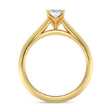 Photo of Jena 3/4 ct tw. Lab Grown Diamond Emerald Solitaire Bridal Set 10K Yellow Gold [BT2213YE-C000]