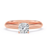 Photo of Jena 3/4 ct tw. Diamond Cushion Solitaire Engagement Ring 10K Rose Gold [BT2235RE-U070]