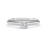 Photo of Jena 1/2 ct tw. Lab Grown Diamond Cushion Solitaire Engagement Ring 14K White Gold [BT2177WE-C000]