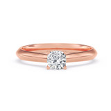 Photo of Jena 1/2 ct tw. Diamond Cushion Solitaire Trio Set 14K Rose Gold [BT2208RE-U045]