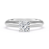 Photo of Jena 1 ct tw. Lab Grown Diamond Cushion Solitaire Bridal Set 14K White Gold [BT2178WE-C000]