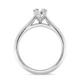 Photo of Jena 1 ct tw. Diamond Cushion Solitaire Engagement Ring 10K White Gold [BT2209WE-U095]